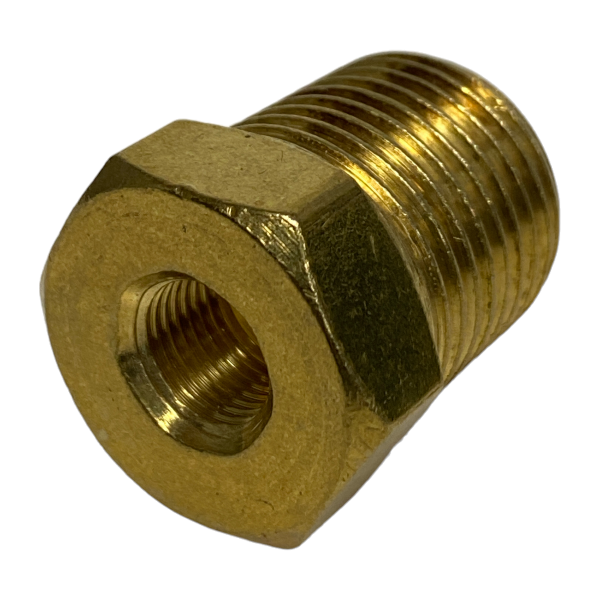Bucha de Redução Latão 1/2 X 1/8 Roscável Conexão Metal