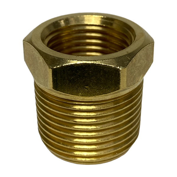 Bucha de Redução Latão 3/4 X 1/2 Roscável Conexão Metal