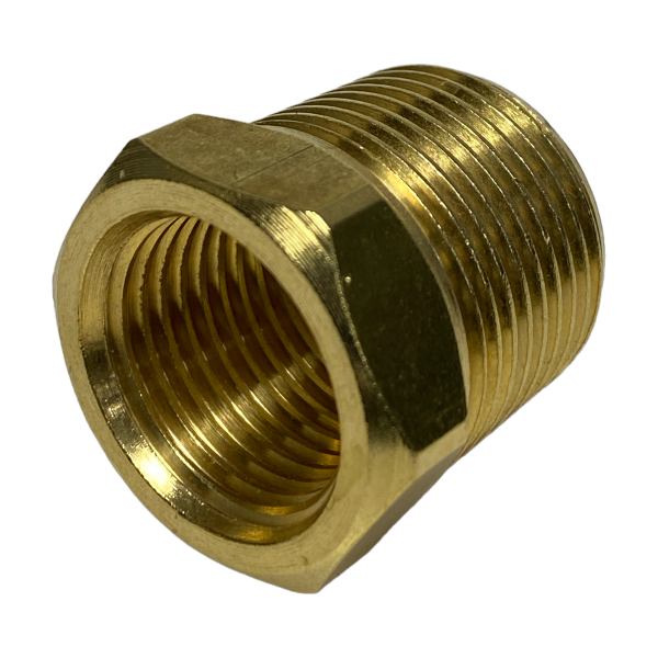 Bucha de Redução Latão 3/4 X 1/2 Roscável Conexão Metal