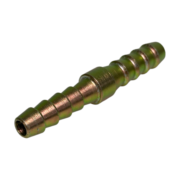 Emenda Aço Para Mangueira 1/4 6mm União Ar Agua Gás