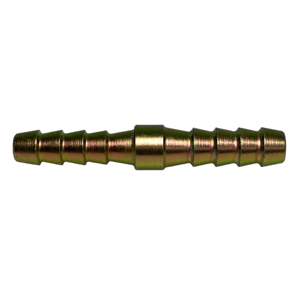 Emenda Aço Para Mangueira 1/4 6mm União Ar Agua Gás