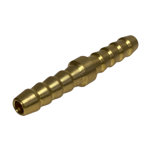 Emenda Latão Para Mangueira 1/4 6mm União Ar Agua Gás