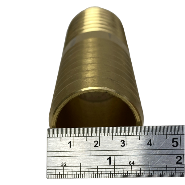 Emenda Latão Para Mangueira 1.1/2 38mm União Ar Agua Gás