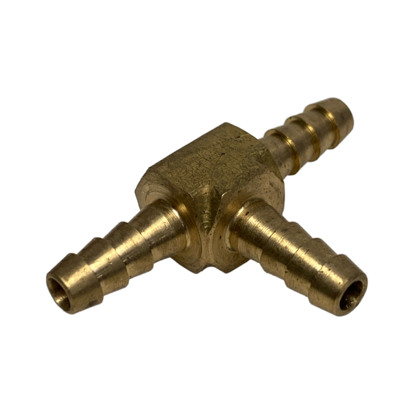 Emenda Tee Te Latão Para Mangueira 3/16 5mm Ar Agua Gás