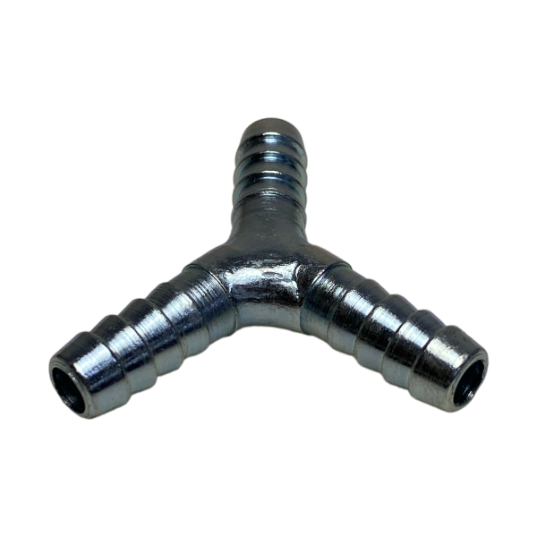 Emenda em Y Aço Para Mangueira 5/16 8mm Conexão União Ar Gás