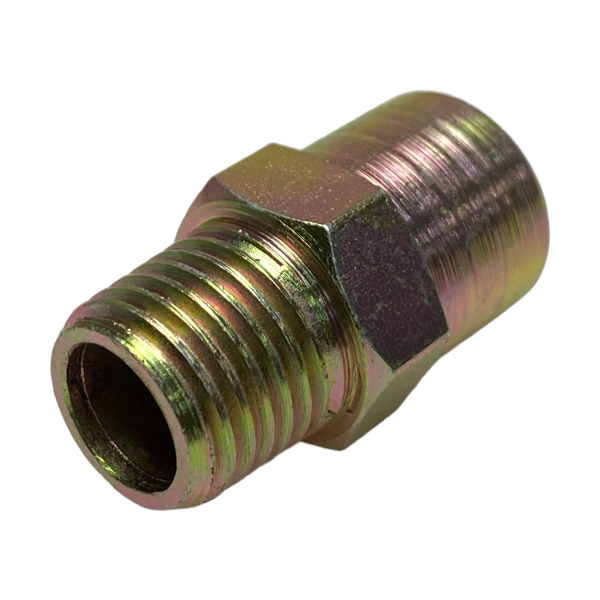 Bucha de Redução Luva Invertida Aço Fêmea 1/4 x 1/4 Macho