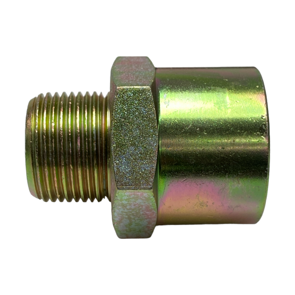 Bucha de Redução Luva Invertida Aço Fêmea 1 Pol x 1/2 Macho