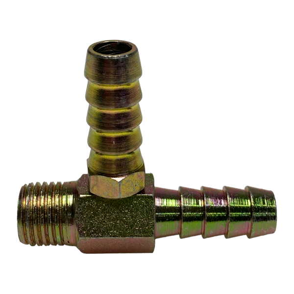 Espigão Espiga 2 Saídas Aço Rosca Macho 1/4 X Mangueira 3/8