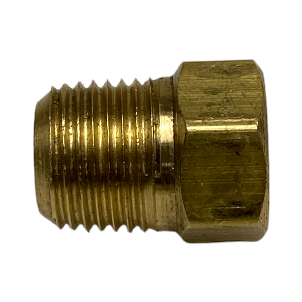 Plug Cap Bujão Latão Macho 1/8 Rosca NPT Roscável Tampão