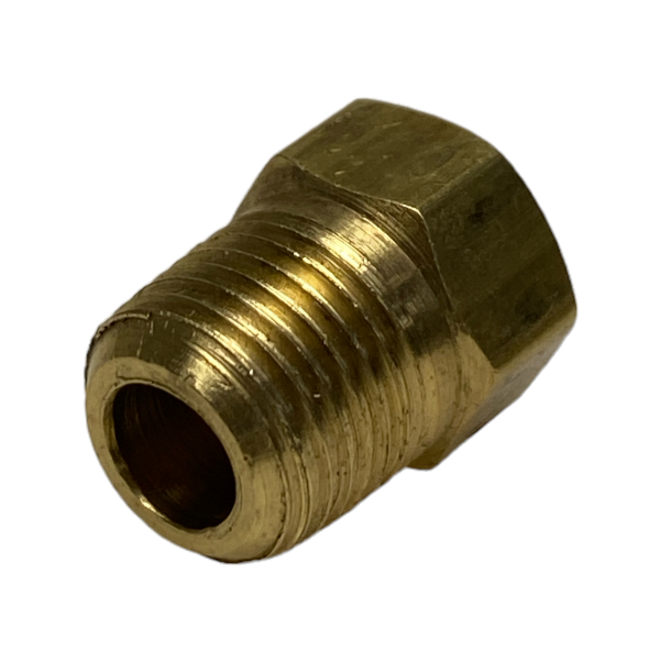 Plug Cap Bujão Latão Macho 1/8 Rosca NPT Roscável Tampão