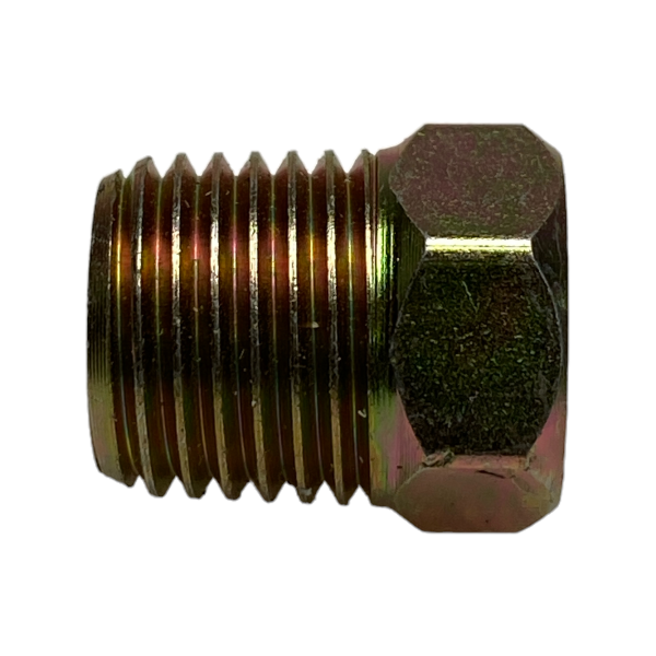 Plug Cap Bujão Aço Macho 1/4 Rosca NPT Roscável Tampão