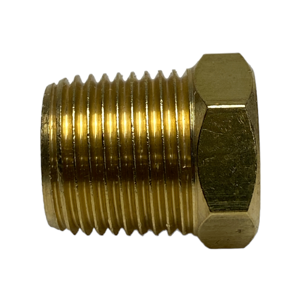 Plug Cap Bujão Latão Macho 3/8 Rosca NPT Roscável Tampão