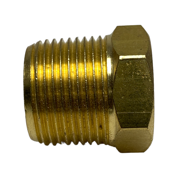 Plug Cap Bujão Latão Macho 3/4 Rosca NPT Roscável Tampão