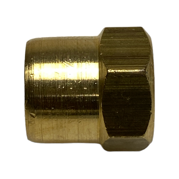 Plug Cap Bujão Latão Fêmea 1/8 Rosca BSP Roscável Tampão