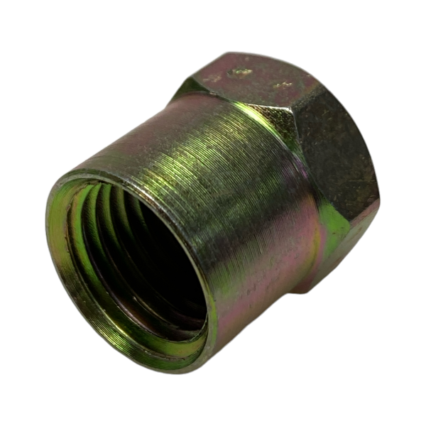 Plug Cap Bujão Aço Fêmea 1/4 Rosca BSP Roscável Tampão