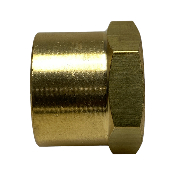 Plug Cap Bujão Latão Fêmea 3/4 Rosca BSP Roscável Tampão