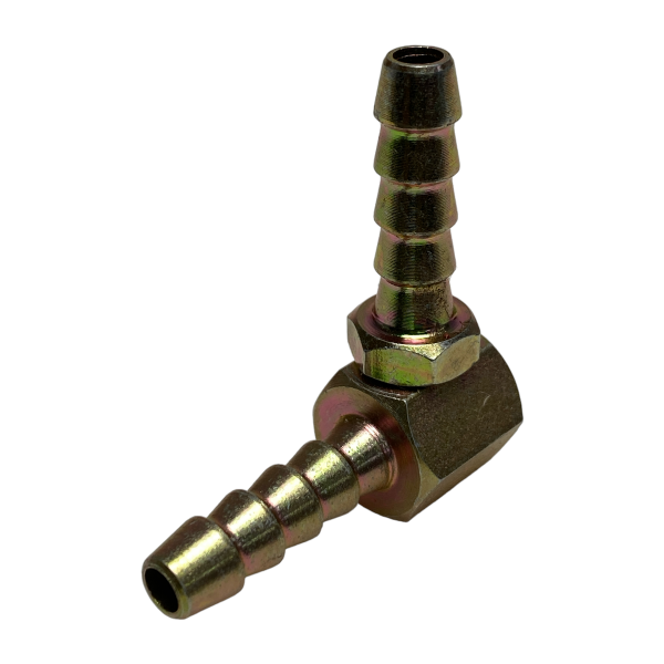 Joelho Cotovelo Aço Para Mangueira 1/4 6mm Curva União