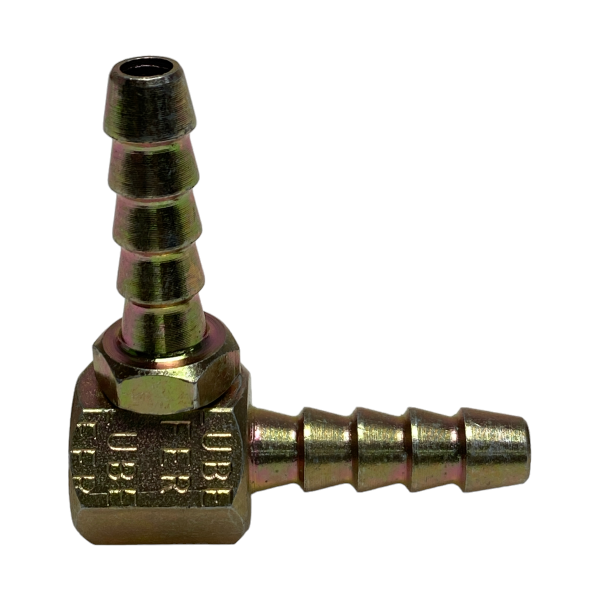 Joelho Cotovelo Aço Para Mangueira 1/4 6mm Curva União