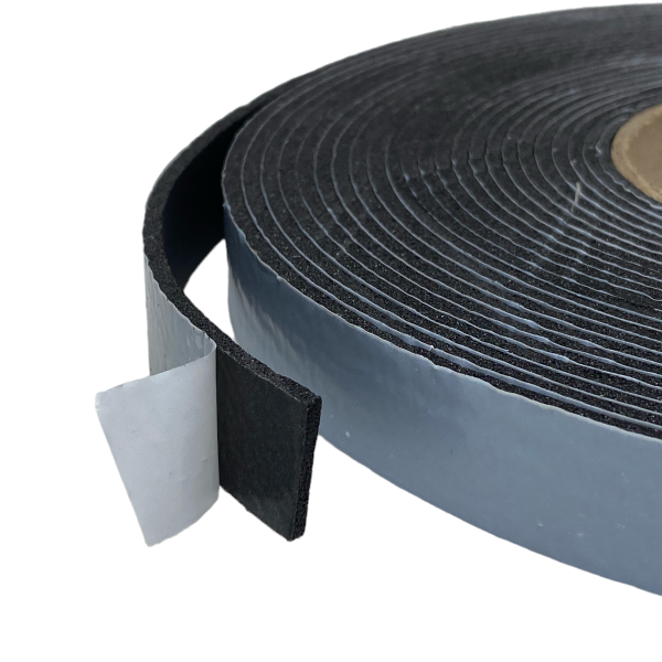 Fita de Espuma Adesiva Para Vedação Fresta 03x20mm 10mt