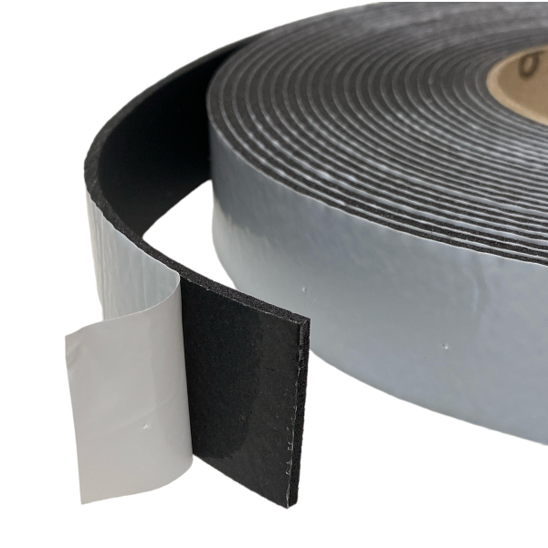 Fita de Espuma Adesiva Para Vedação Fresta 03x30mm 10mt