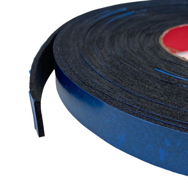 Fita Borracha Eva Adesiva Para Vedação Fresta 03x20mm 10mt