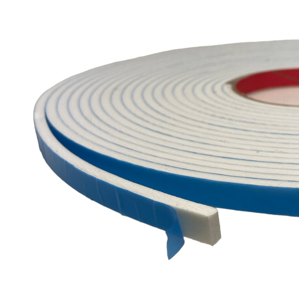 Fita de Borracha Adesiva Para Vedação Branca 05x10mm 10mt