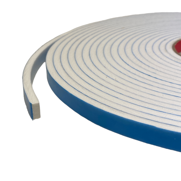 Fita de Borracha Adesiva Para Vedação Branca 05x10mm 10mt