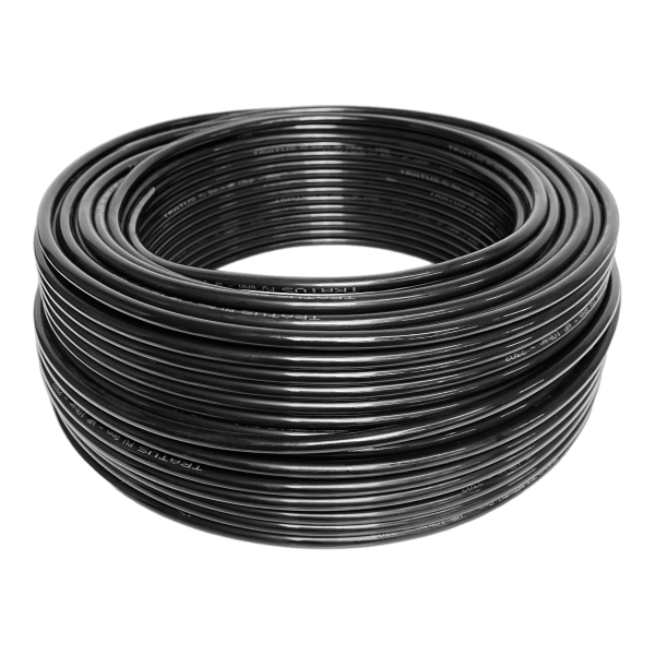 Mangueira Tubo Pneumática Pu 10mm Poliuretano Preta 1mt