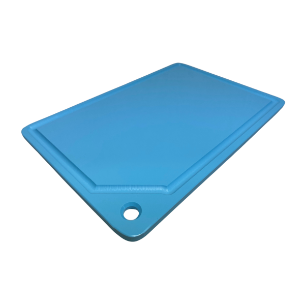 Tábua de Carne Plástica Azul Polietileno 50x30cm 10mm