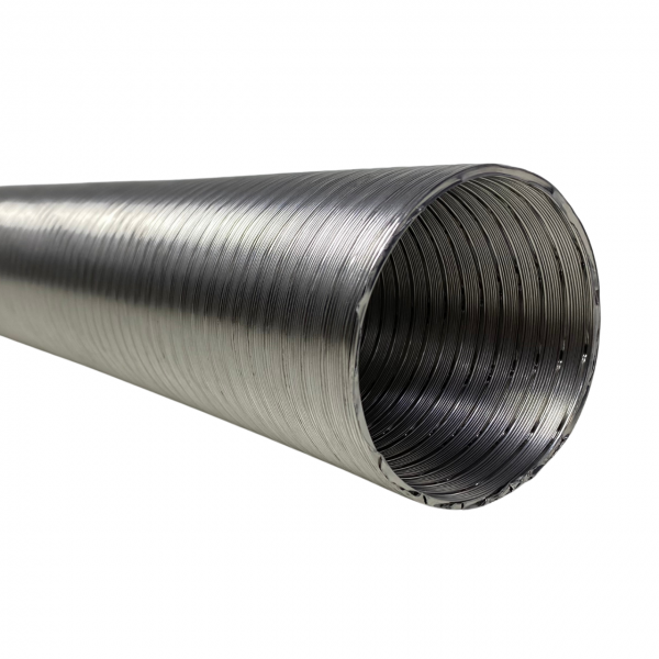 Duto Flexível de Alumínio 100mm Para Coifa Aquecedor 5mt