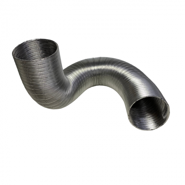 Duto Flexível de Alumínio 60mm Para Coifa Aquecedor 1,50mt