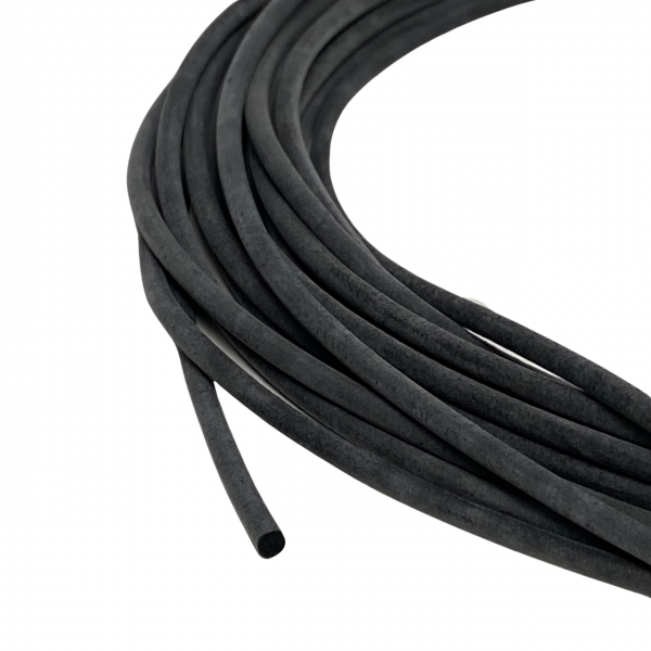 Cordão de Borracha para Vedação Macio Esponjoso 3mm 2mt