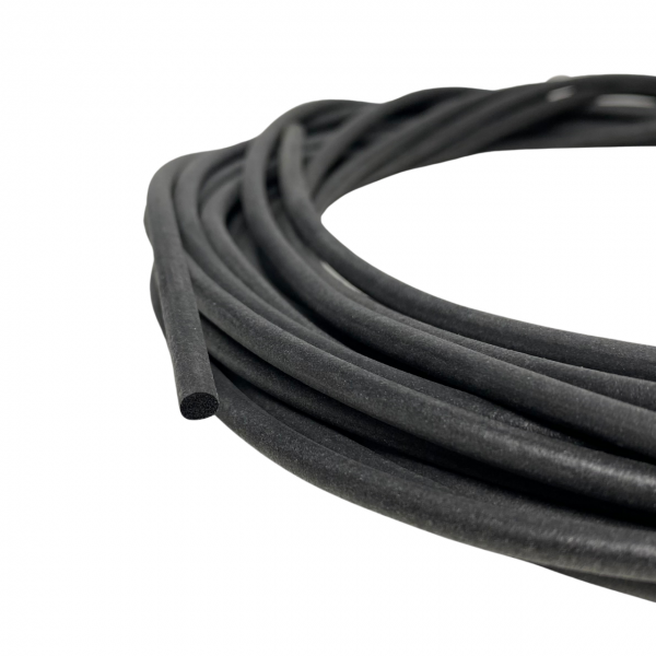 Cordão de Borracha para Vedação Macio Esponjoso 4mm 4mt