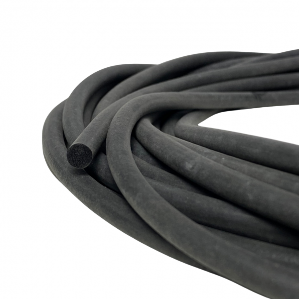 Cordão de Borracha para Vedação Macio Esponjoso 6mm 2mt