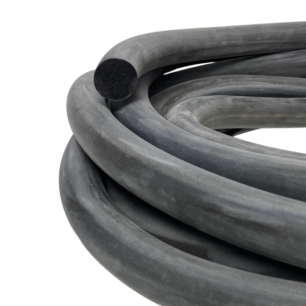 Cordão de Borracha para Vedação Macio Esponjoso 25mm 2mt