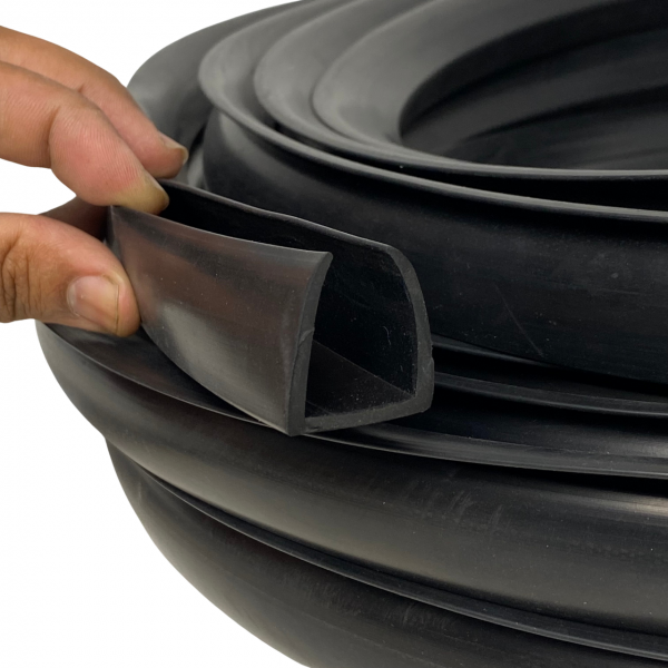 Perfil Borracha U Galão Acabamento Proteção U167 20mm 4mt