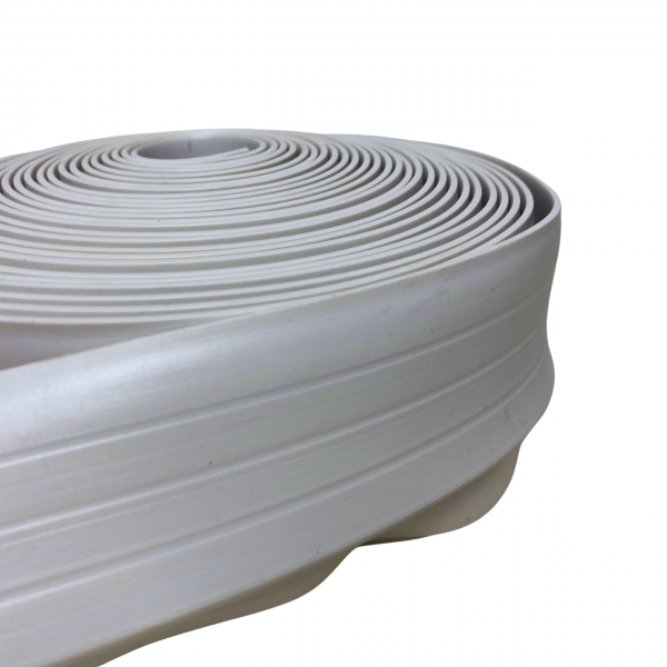 Cantoneira Testeira Para Escada PVC Branca 50x30mm 15mt