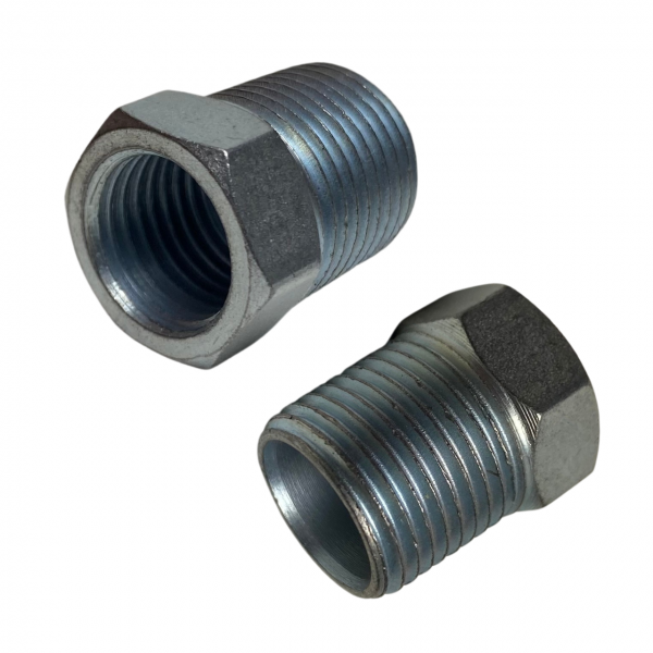 Bucha de Redução Aço Macho M16 X 1/4 Fêmea Roscável Conexão