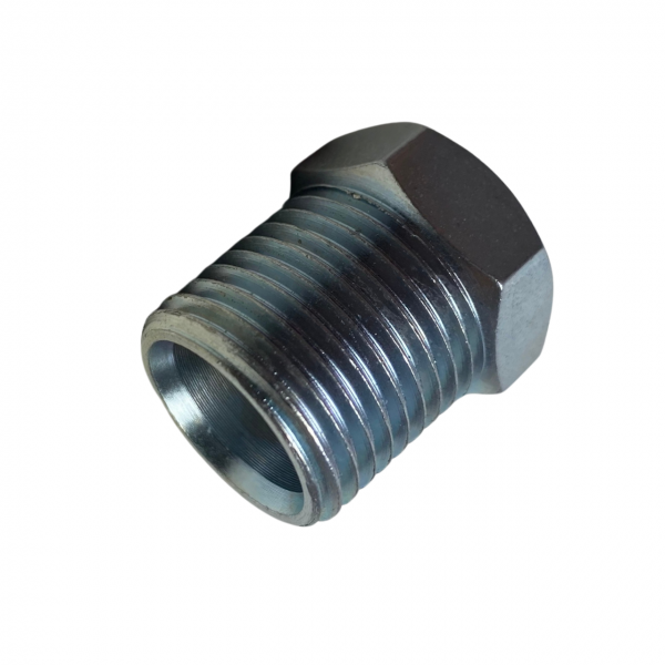 Bucha de Redução Aço Macho 1/2 X M16 Fêmea Roscável Conexão