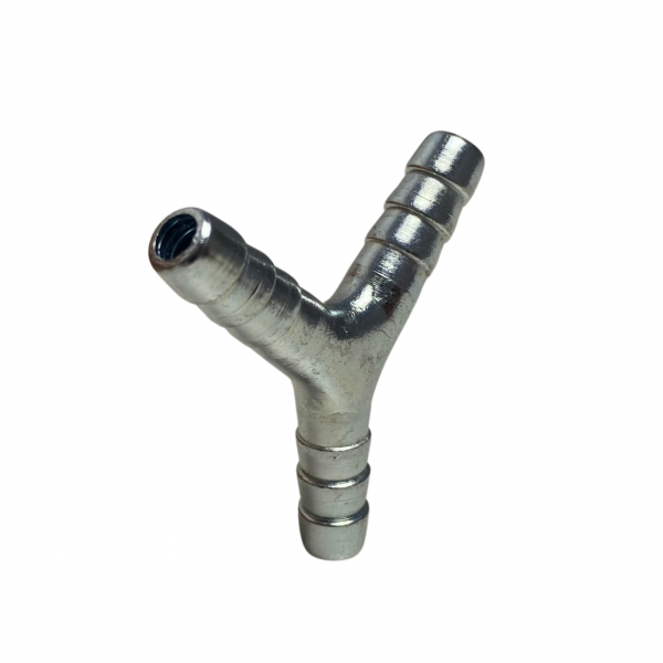 Emenda em Y Aço Para Mangueira 3/16 5mm Conexão União Ar Gás