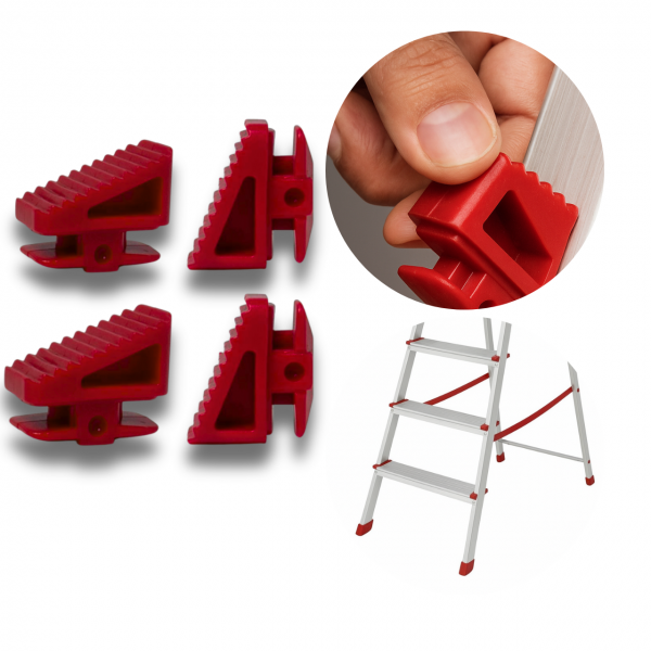 Pé Ponteira Pezinho Sapata Para Escada de Aluminio Domestica