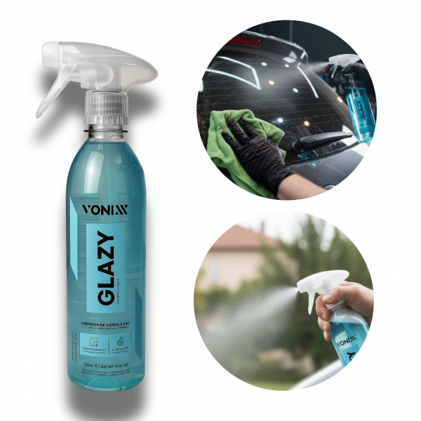 Limpa Vidro 4 em 1 Vonixx Glazy Spray 500ml
