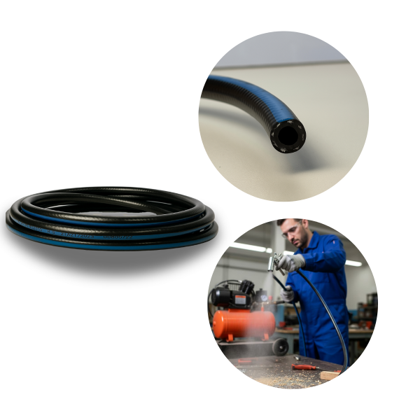 Mangueira Emborrachada Compressor Ar 3/4 20mm 300psi 30mt