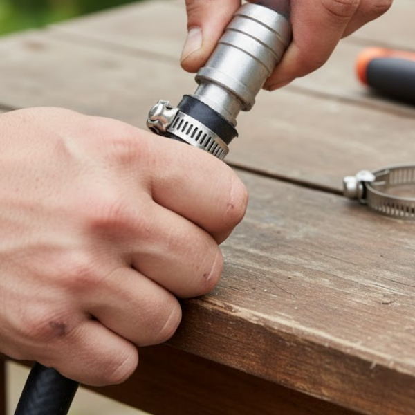 Emenda União Aluminio 1.1/4 Pol 32mm para Mangueira Ar Água Gás