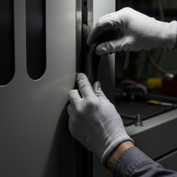 Perfil de Borracha 5x22mm Para Vedação Esponjosa Macia 5mt