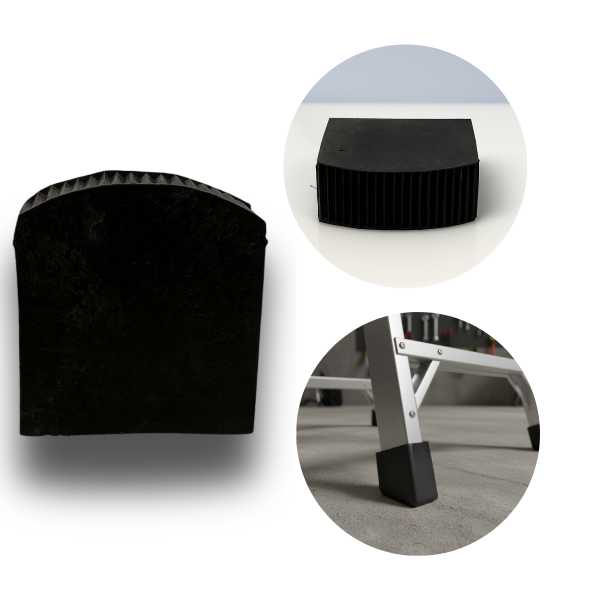 Pé Ponteira Sapata Escada de Alumino Encaixe Externo 22x62mm