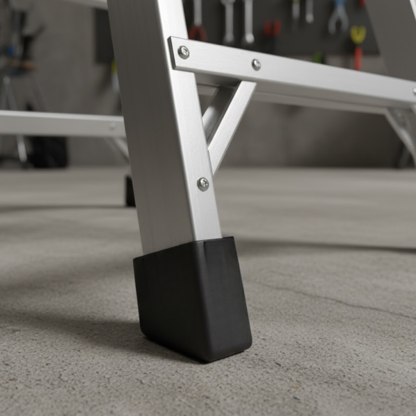 Pé Ponteira Sapata Escada de Alumino Encaixe Externo 22x62mm