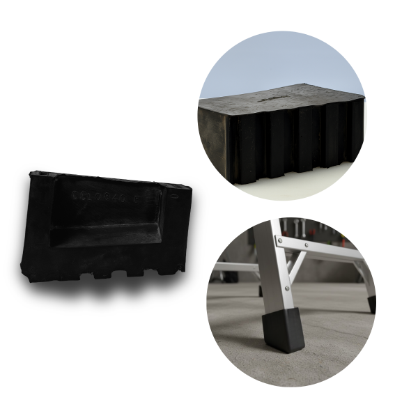 Pé Ponteira Sapata Escada de Alumino Encaixe Externo 840