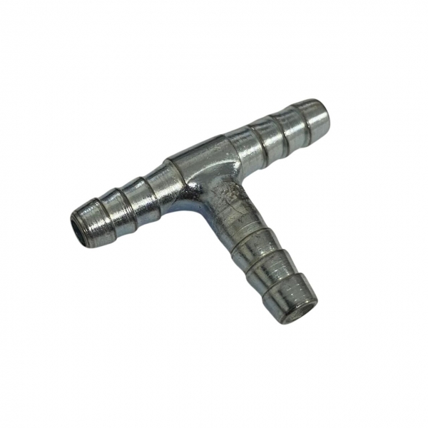 Emenda Tee Te Aço Para Mangueira 3/16 5mm Ar Agua Gás