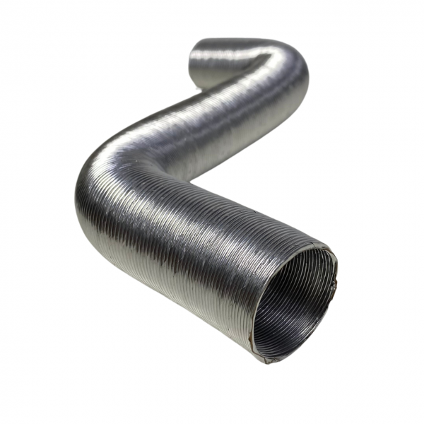 Duto Alumínio Proteção Térmica Mangueira Automotiv 50mm 25cm